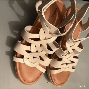 Women's white Strappy Sandals